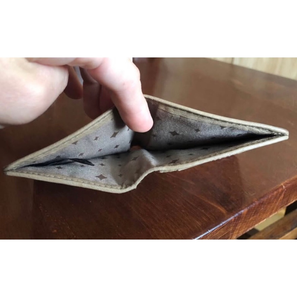 Vintage leather mini Fossil Madison wallet - Picture 4 of 7
